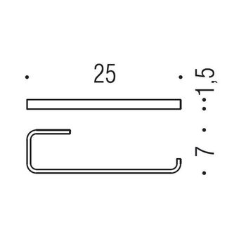 Полотенцедержатель COLOMBO DESIGN TIME W4212 кольцо цвет хром — фото 2, Полотенцедержатели