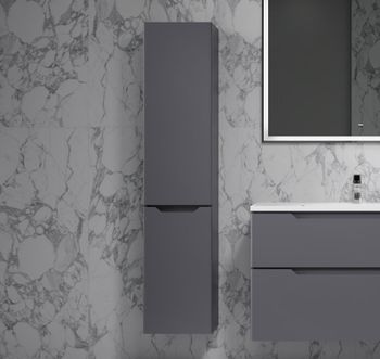 AQM9003GM "S3" Пенал подвесной, цвет антрацит. — фото 1, Пеналы для ванной комнаты