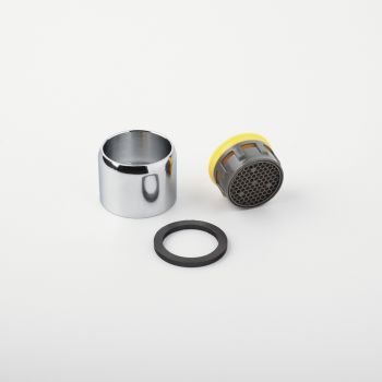 Аэратор для смесителя IDDIS в комплекте с гайкой, пластик, M22 (996P22S2SM) — фото 1, Комплектующие для душевого оборудования