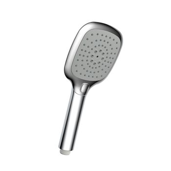 Лейка душевая квадратная 3-функциональная 110х253 мм, хром, блистер, LM, LM1014C — фото 1, Лейки для душа