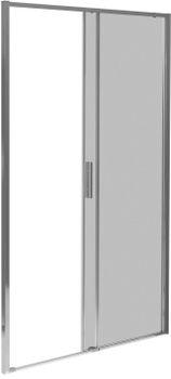 Душевая дверь Aquanet Pleasure Evo 120 AE65-N120-CT профиль хром, прозрачное стекло — фото 16, Душевые двери в нишу