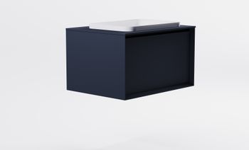 Товар: Тумба Фрейм 80см 1ящ RAL7024 мат., раковина Антарес бел гл, столешница Solid в цвете 4631177715280 - фото 4 Тумба Фрейм 80см 1ящ RAL7024 мат., раковина Антарес бел гл, столешница Solid в цвете 4631177715280 — фото 4, Тумбы с раковиной