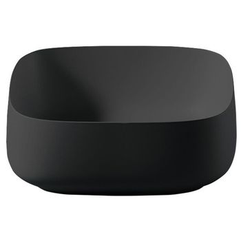 Раковина Artceram Cognac Quadro накладная цвет матовый черный COL007 17 00 — фото 2, Раковины накладные