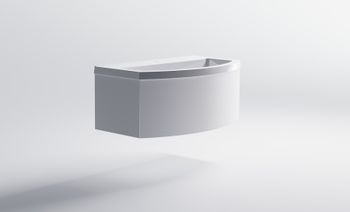 Нижний шкаф Венеция2.0 80 с 1 ящиком белый матовый + Раковина "Венеция 80" 3100003+04010022 — фото 4, Тумбы с раковиной