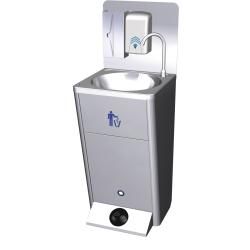 Умывальник с пьедесталом и педалью для включения подачи воды., шт 13044.MOV — фото 1, Аксессуары и оборудование для общественных мест