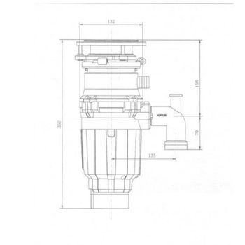 Измельчитель пищевых отходов бытовой Bone Crusher 610 AS BC610 — фото 2, Измельчители пищевых отходов
