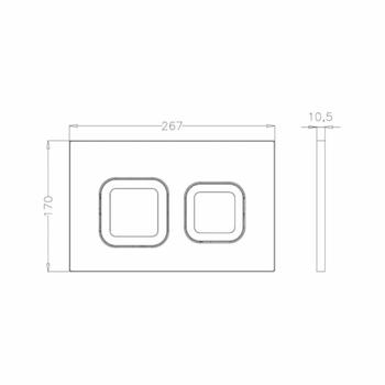 SET Инсталляция Sava Free Standing+клавиша смыва SMART белый глянец квадр. SFS40006470 — фото 3, Инсталляции для унитазов