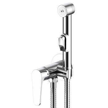 Гигиенический душ со смесителем встраиваемый ESKO KZSMH, хром — фото 1, Гигиенические души