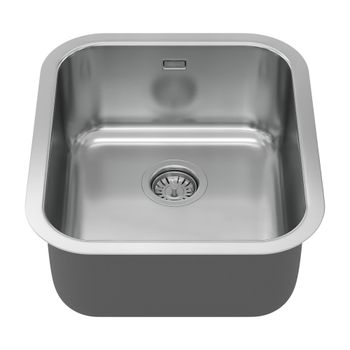 Кухонная мойка Reflexion Iseo RX2265BL оружейная сталь — фото 361, Кухонные мойки