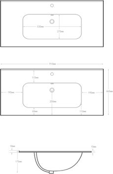 Раковина Aquanet Flat 90 черная матовая 00329256 — фото 7, Раковины