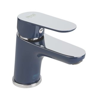 Смеситель для раковины Fiore KEVON CHIC 81TX8120, хром/синий — фото 1, Смесители для раковины