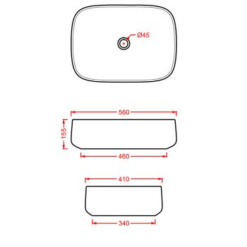 Раковина Artceram Cognac Quadro накладная без отверстий цвет Dark terrazzo COL009 88 00 — фото 1, Раковины накладные