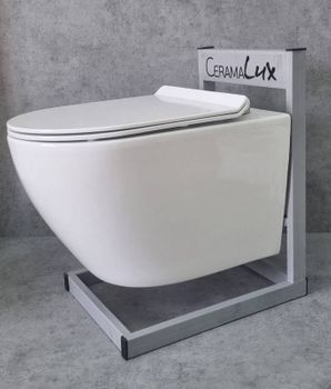 Унитаз подвесной CeramaLux 2196 -2 2196-2 — фото 4, Подвесные унитазы