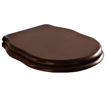 Сиденье с крышкой Artceram HERMITAGE с плавным опусканием цвет орех HEA004 71 — фото 2, Сиденья для унитаза