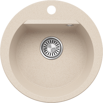 Кухонная мойка Polygran ATOL-460 No327 Кремовый 854758 — фото 1, Кухонные мойки