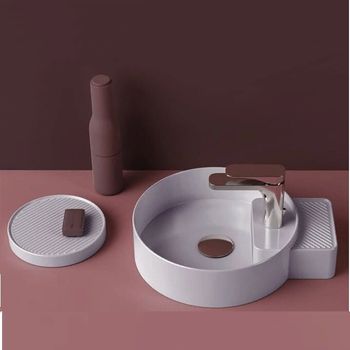 Мыльница Artceram Cartesio накладная цвет серый CAC002 34 00 — фото 1, Мыльницы