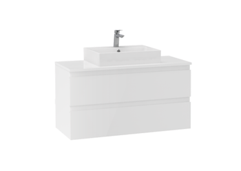 ALINDA Нижний модуль (100см) AD0100.20.PB + Раковина NX242 AD0100.20.PB + NX242 — фото 1, Тумбы с раковиной