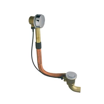 Слив-перелив для ванны полуавтомат Webert AC0033015, хром — фото 1, Сливы-переливы