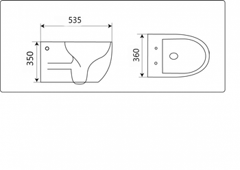 Унитаз подвесной CeramaLux 2196 -2 2196-2 — фото 8, Подвесные унитазы