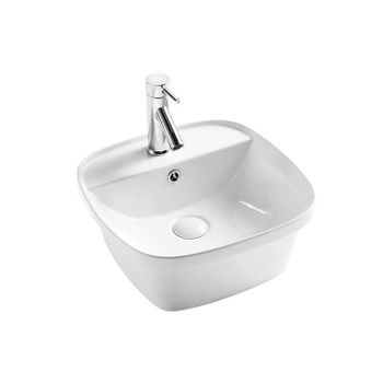 Раковина чаша D&K Quadro DT1510916, белый — фото 2, Раковины накладные