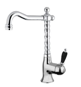 Смеситель для раковины Fiore IMPERIAL BLACK 89CR5225, хром — фото 1, Смесители для раковины