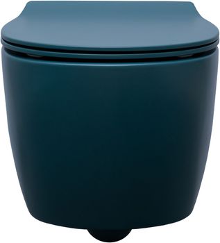 Чаша подвесного унитаза Allen Brau Fantasy 4.11004.PT петроль — фото 6, Подвесные унитазы