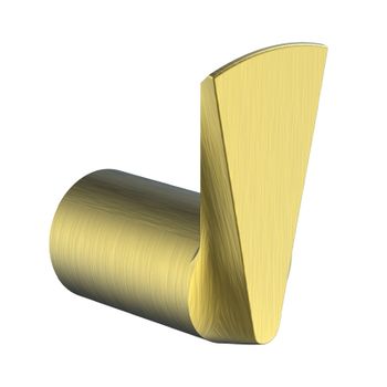 Крючок для ванной комнаты Raglo R307.05.03, золотой сатин — фото 1, Крючки для полотенец