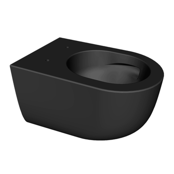 Унитаз HATRIA FUTURA A0Y9BA02 подвесной безободковый слив Vortex цвет черный матовый — фото 1, Подвесные унитазы