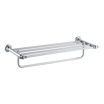 Полка для полотенец Rose RG1108, хром — фото 1, Полотенцедержатели