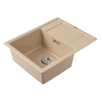Мойка "Эстель" 650, бежевый FS 20.520.C0650.104 — фото 1, Кухонные мойки
