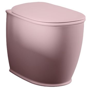 Унитаз Artceram Atelier приставной безободковый цвет Pink матовый ATV002 33 00 — фото 3, Приставные унитазы