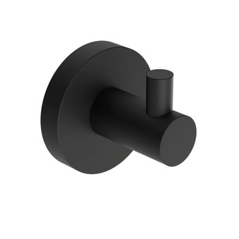 AQM7201MB Trento Крючок, черный матовый — фото 1, Крючки для полотенец