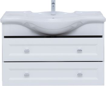 Тумба под раковину Aquanet Монте 85 белый матовый 00303998 — фото 5, Тумбы под раковину