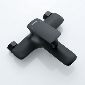 BOND Circle B34-5288 Душевой комплект 2х1 черный матовый — фото 5, Готовые комплекты для ванной комнаты