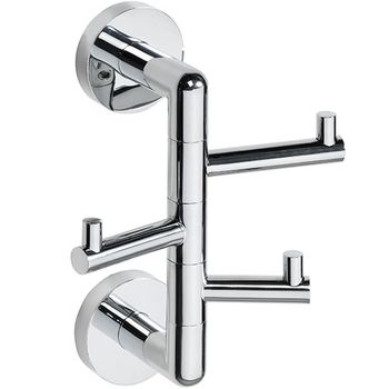 Вешалка с 3 крючками, поворотная OBLA 165206072 — фото 1, Крючки для полотенец