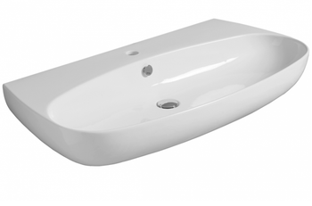 Товар: Раковина SIMAS VIGNONI подвесная или накладная с одним отверстием цвет белый VI12 - фото 1 Раковина SIMAS VIGNONI подвесная или накладная с одним отверстием цвет белый VI12 — фото 1, Раковины накладные