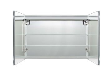 Шкаф зеркало для ванной с подсветкой Aquatek AQ7104-MLC, прямоугольное, сенсорное управление, 1000*700*133 — фото 3, Зеркальные шкафы в ванную