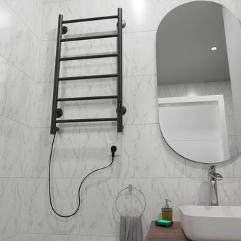 Полотенцесушитель Аспект Пэк сп 1 80х40 черный ВГП АспектПэксп1/8040чернВГП — фото 2, Полотенцесушители