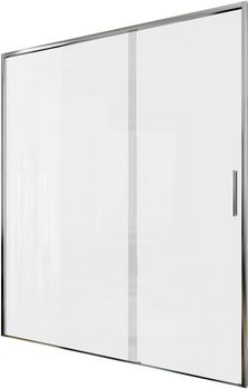 Душевая дверь Aquanet Pleasure Evo 160 AE65-N160-CT профиль хром, прозрачное стекло — фото 3, Душевые двери в нишу