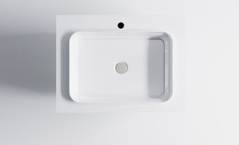 Тумба Фрейм 80 с 1ящ RAL1013 мат. с раковиной Антарес бел гл. и столешницей Solid бел гл. 4631177713835 — фото 5, Тумбы с раковиной