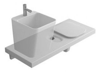 Модуль HATRIA G-FULL YXJW01 подвесной унитаз и раковина цвет белый — фото 1, Раковины подвесные