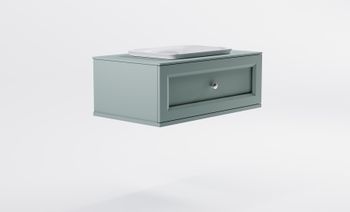 Товар: Тумба Классик 100см 1ящ NCS S 3005-B80G мат., раковина Ретро бел глянц, столешница Solid в цвете 4631177715600 - фото 3 Тумба Классик 100см 1ящ NCS S 3005-B80G мат., раковина Ретро бел глянц, столешница Solid в цвете 4631177715600 — фото 3, Тумбы с раковиной