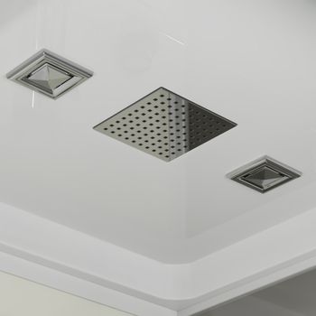 Душевая кабина Niagara Standart ST100/15Q (100х100х215) квадрат,поддон 15см,распашная,проф.белый,3 места — фото 8, Душевые кабины