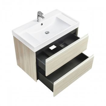 ONA Модуль для раковины 800 мм, 785x450x565 мм, с 2 ящиками, светлый дуб, ROCA A857630512 — фото 3, Тумбы под раковину