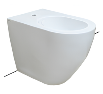 Биде HATRIA CENTRICA Y9DA01 напольное приставное цвет белый — фото 1, Биде напольные