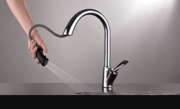 Смеситель для кухни D&K Venice DA1032541, хром — фото 1, Смесители для кухни