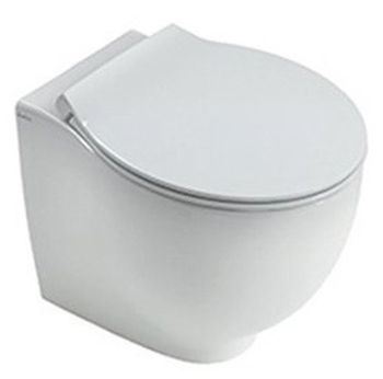 Унитаз HATRIA LE FIABE Y1E001 напольный слив универсальный цвет белый — фото 1, Напольные унитазы