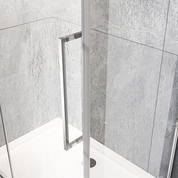 Душевой угол Veconi Rovigo RV-034R, 1200х1000х1950, хром, стекло дождь RV034R-120100-06-C7 — фото 4, Душевые уголки