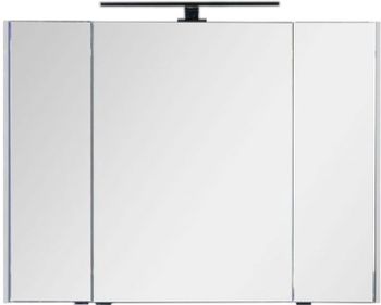 Зеркальный шкаф Aquanet Латина 100 белый 00179636 — фото 3, Зеркальные шкафы в ванную