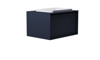 Товар: Тумба Фрейм 80см 1ящ RAL7024 мат., раковина Антарес бел гл, столешница Solid в цвете 4631177715280 - фото 3 Тумба Фрейм 80см 1ящ RAL7024 мат., раковина Антарес бел гл, столешница Solid в цвете 4631177715280 — фото 3, Тумбы с раковиной